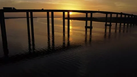 Sunrise on Daniel Island Video stock 201254570