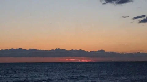 Sunrise dawn time lapse sea Stock-Footage 69155484