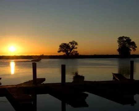 Sunrise in the Delta Stock Photos