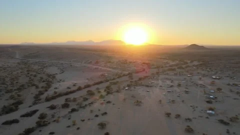 Sunrise in the Desert Stock Footage 276581785