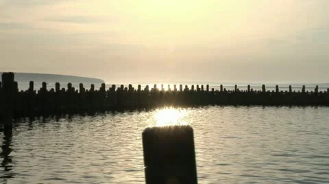 Sunrise on the dock Видео 12019732