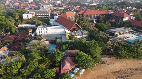 Sunrise drone backwards Stock Footage 329890667