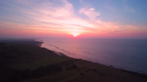 Sunrise by Drone Video stock 66381801