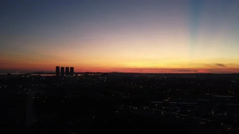 Sunrise dusk 4k Stock Footage 154226290