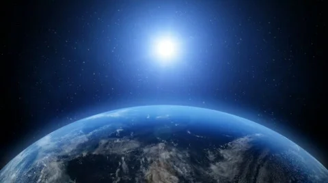 Sunrise on Earth Stock-Footage 580863