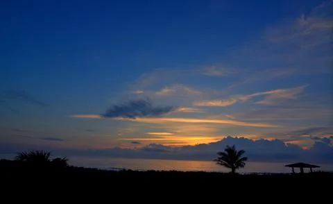 Sunrise at a Florida beach Stock Photos