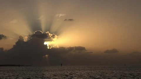 Sunrise in the Florida Keys Stock Footage 52365645