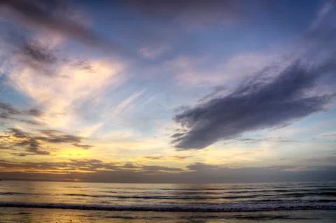 Sunrise in Florida 库存照片
