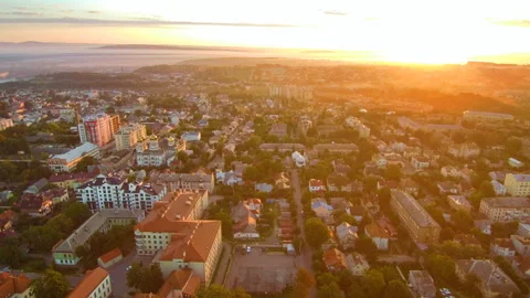 Sunrise flyover Stock Footage 99273276