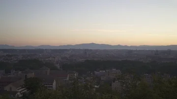 Sunrise from Gianicolo Stock Footage 85468699