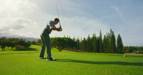 Sunrise on the Golf Course Stock Footage 141080613