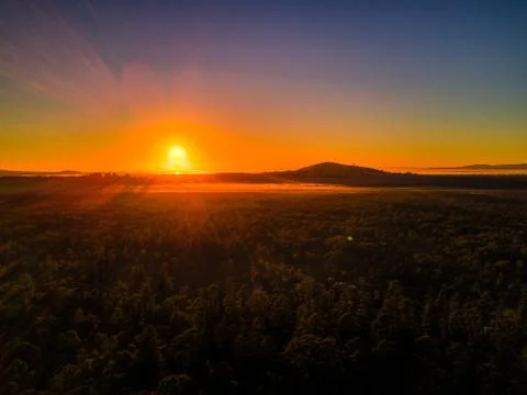 Sunrise at the Grampians Stock Photos