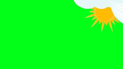 Sunrise green screen Stock Footage 219246539