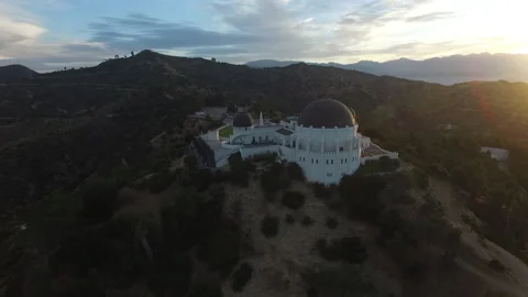 Sunrise Griffith Observatory Stock Footage 132155289