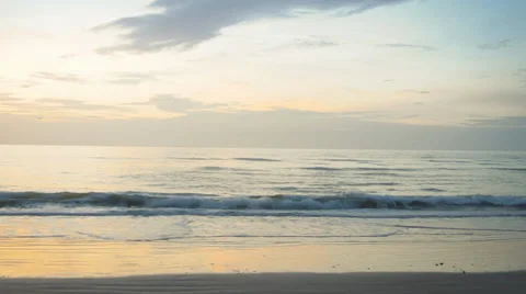 Sunrise at Hangar Beach Stock Footage 39589400