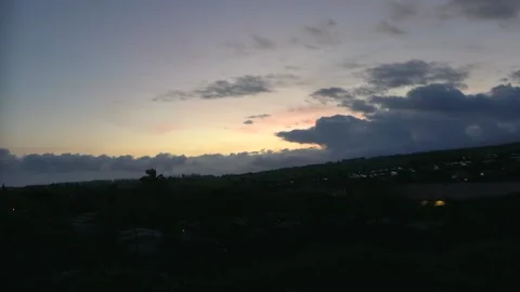 Sunrise in Hawaii Timelapse Stock Footage 130214328