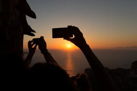Sunrise Heart Stock Photos