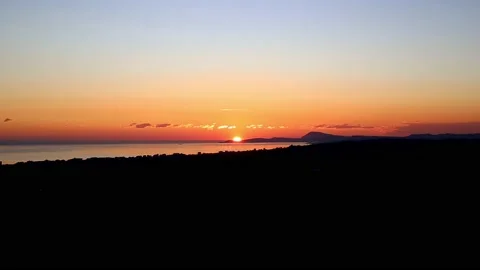 Sunrise hilly Stock Footage 232235039