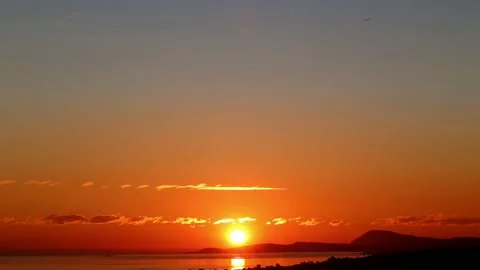 Sunrise hilly Stock Footage 232235184