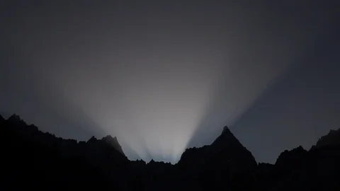 Sunrise from Himalayan Mountains Stockbeeldmateriaal 114107413