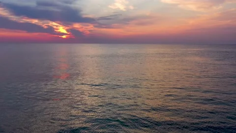 Sunrise Hover Stock Footage 157925406