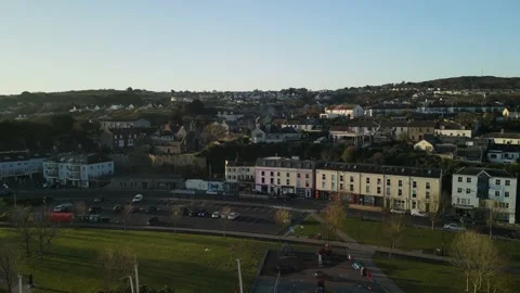 Sunrise in Howth Harbour, one of the north part of Dublin Stock Footage 166626421