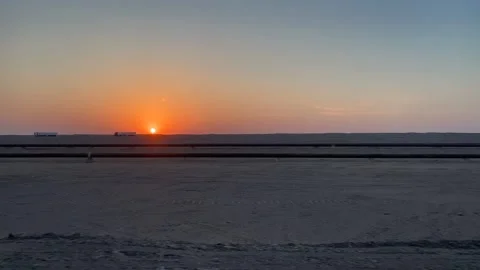 Sunrise in Hurghada Stock Footage 281427549