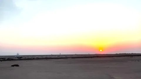 Sunrise in Hurghada Video stock 281428001