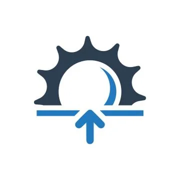 Sunrise Icon Stock Illustration