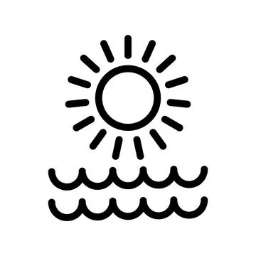 Sunrise icon Stock Illustration