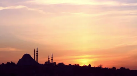 Sunrise in Istanbul Video stock 952037