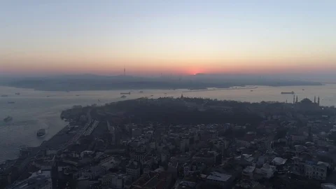 Sunrise in Istanbul by Huseyin Coskun Stock Footage