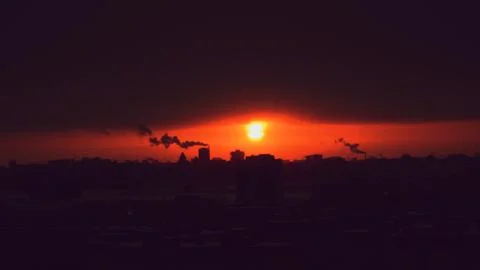 Sunrise in Kazan Stock Photos