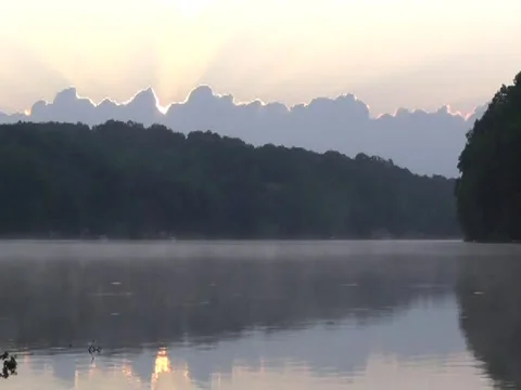 Sunrise at the Lake Video stock 28391852