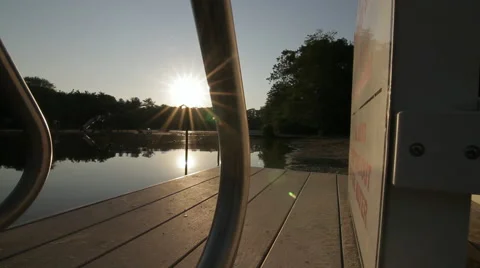 Sunrise on the Lake Stock Footage 41430218