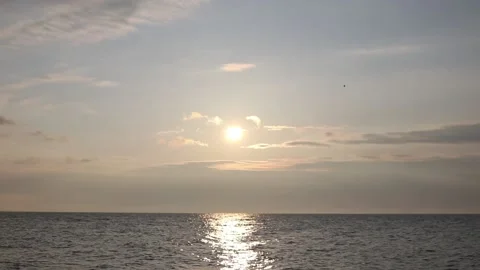 The sunrise on the lake Stock Footage 239574297