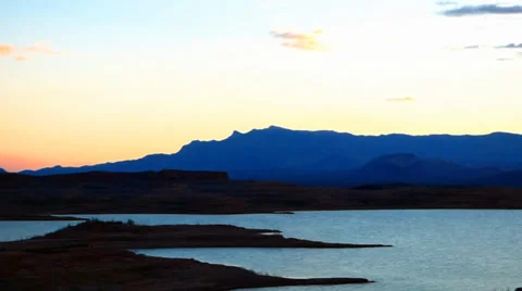 Sunrise at Lake Meade Video stock 37125945