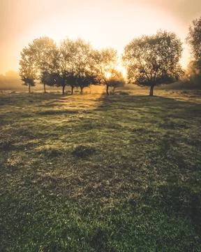 Sunrise in the land Fotos de archivo