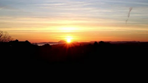 Sunrise landscape Stock Footage 230225036