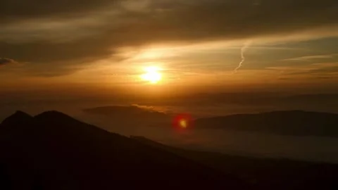 Sunrise landscape nature cloudscape sky and Clouds background 動画素材 248906397