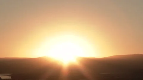 Sunrise Light Explosion Time Lapse Stock-Footage 68001753