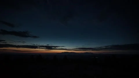 Sunrise light rays through clouds Stock Footage 40712076