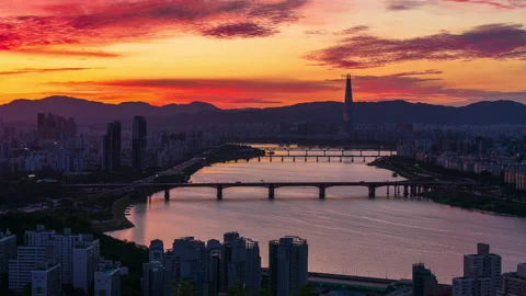 Sunrise Maebongsan Video stock 162232152