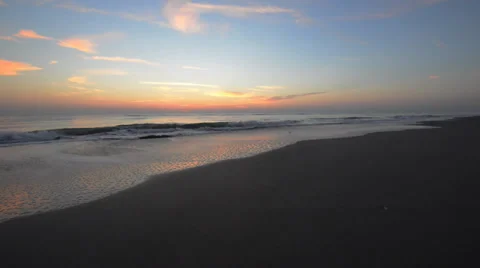 Sunrise in Melbourne Beach Stock Footage 38958688