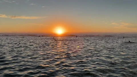 Sunrise Merewether Stock Footage 302456015