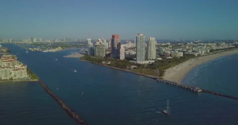 Sunrise in Miami Beach Stock Footage 150745914