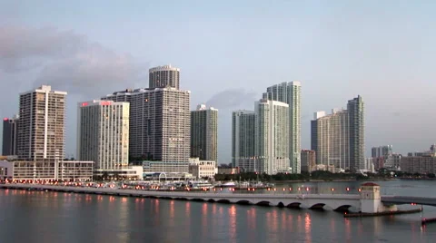 Sunrise in Miami Vídeos de archivo 3476851