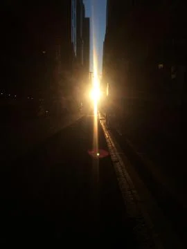 Sunrise in Midtown 写真素材