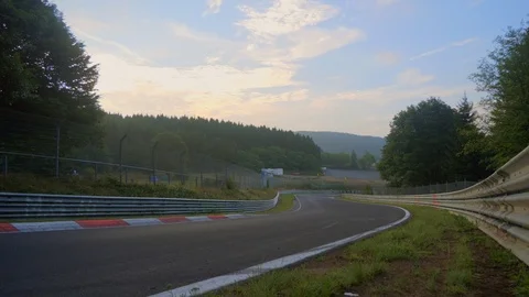 Sunrise on the Motorway Stock Footage 103286478