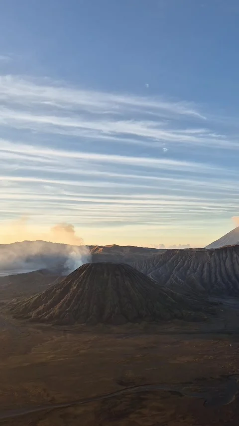 Sunrise at Mount Bromo Stock Footage 303806555